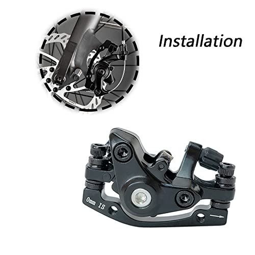 1 Pair Bike Mechanical Disc Brake,Universal Front And Rear Mechanical Disc Brake Calipers For Mountain Bikes,Folding Bikes,Road Bikes #TOP4