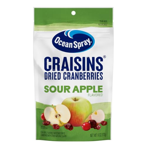 Ocean Spray® Sour Apple Flavored Craisins® Dried Cranberries 6oz Pouch