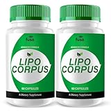 (2 Pack) Lipo Corpus Advanced Formula LipoCorpus Pills, Lipo Corpis Maximum Strength Dietary Support Supplement Formulated for Overall Wellness, LipoCorpis Premium Support Formula (120 Capsules)