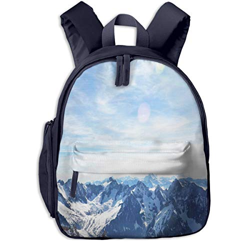 Preisvergleich Produktbild Kinderrucksack Kleinkind Jungen Mädchen Kindergartentasche Gebirgszug kaltes Wetter Backpack Schultasche Rucksack