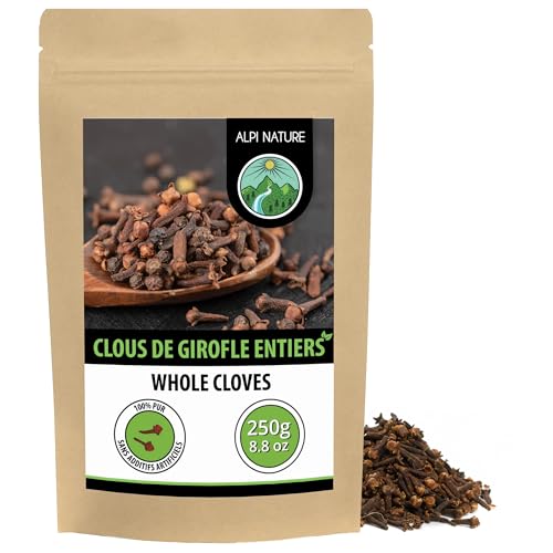 Alpi Nature Clou de Girofle 250g, Clous de Girofle Entiers Séchés, Épice de Cuisine
