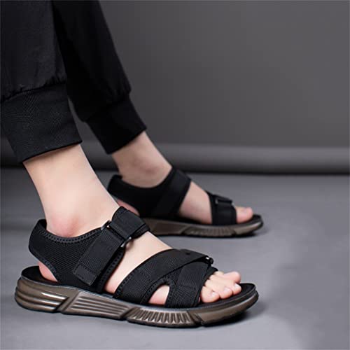 Mesh Sandals Men's Beach Shoes Breathable Air Cushion Men Casual Sandals Sandalias(38)2