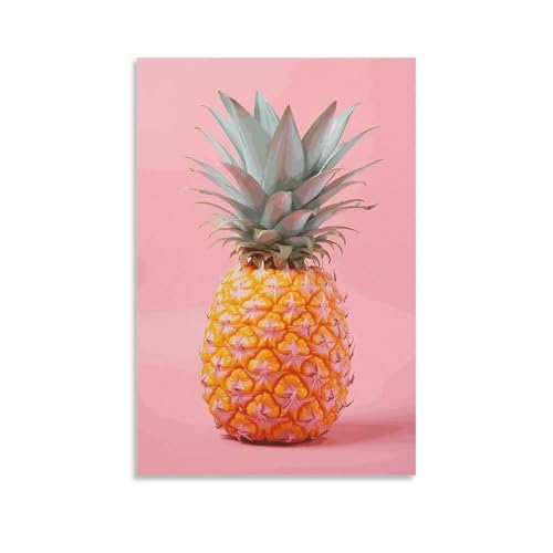 Peinture sur toile ananas HEBVNJF pour décoration murale de salon