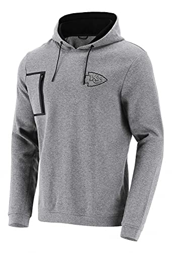 Image of Fanatics - NFL Kansas City Chiefs Mono Premium Graphic Hoodie - Grey, gray, XXL