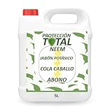 PLANTAWA Protección Total 5L | Jabón Potásico | Aceite de Neem | Cola de Caballo | Abono | Prevención y curación de enfermedades fúngicas e insectos dañinos en plantas