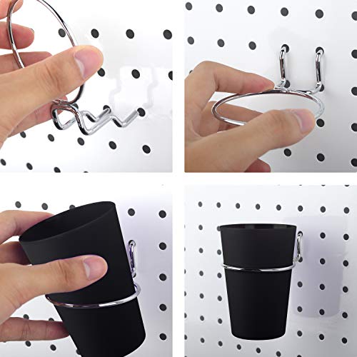 6-Sets-Pegboard-Hooks-with-Pegboard-Cups-Ring-Style-Pegboard-Bins-with-Rings-Pegboard-Cup-Holder-Accessories-for-Organizing-Storage-Black