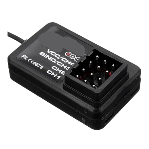 Receptor AX6S 2,4G 4CH coche RC Crawler 1/10 compatible con Q65 MN90 3
