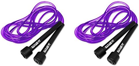 Garage Fit 9' Adjustable PVC Jump Rope for Cardio Fitness - Versatile Jump Rope for Both Kids and Adults - Great Jump Rope for Exercise