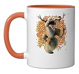 Ice Age Scrat Acorn Avalanche Ceramic Mug, Orange/White