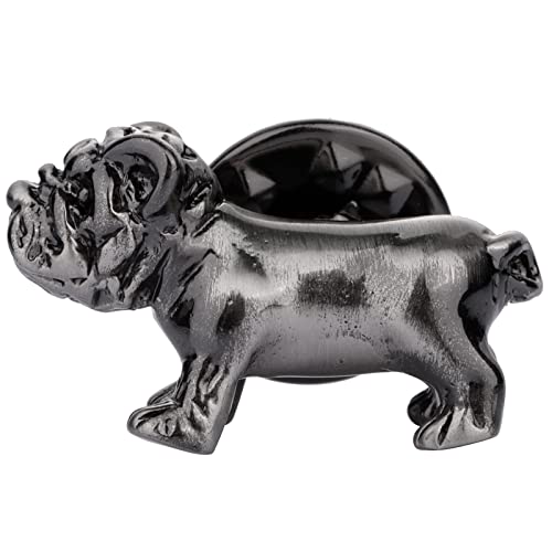 HAWSON Novelty Enamel Pins for Clothing Backpack Decoration Gift, Funny Laple Pin for Teen Boy and Girl, Metal Brooch Suit Stud (Bulldog)