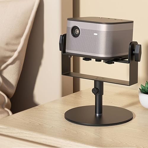 Soporte para proyector con rotación 360 grados, diseño simple y elegante, color negro miniatura 5