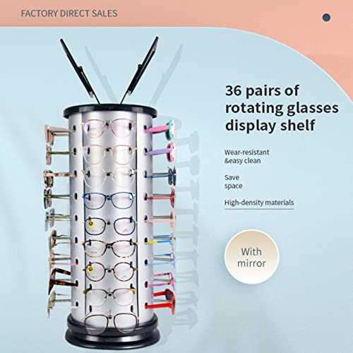Expositor de gafas de sol para tienda u hogar con base giratoria 2