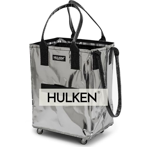 HULKEN Medium Reusable Rolling Tote