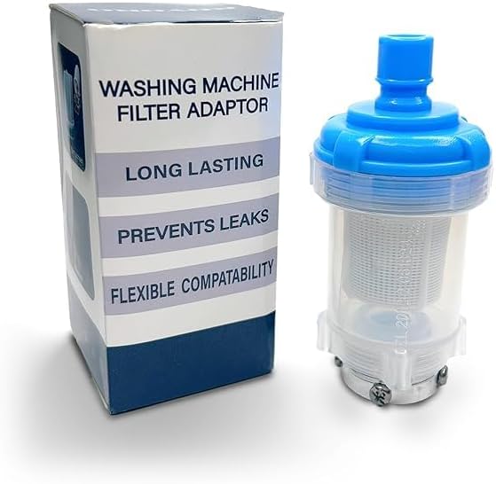 Universal Water Softener for Fully Automatic Washing Machines | Inlet Joint Filter Adapter for Front & Top Load | Mineral Filter with Water Softener Balls (Pack of 1)