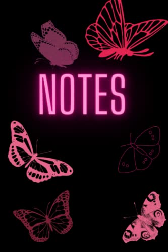 Butterfly Notebook: Pink Butterfly Notebook