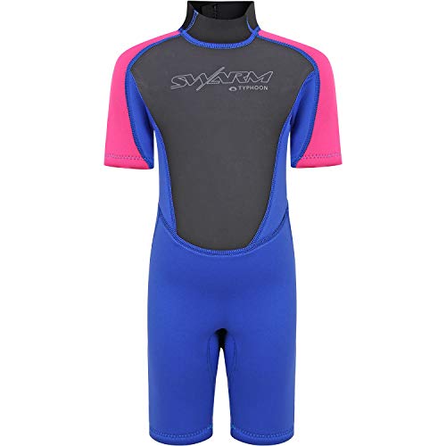 Typhoon Swarm3 Infants 3/2mm Shorty Wetsuit - Purple/Hot Pink 250997 S