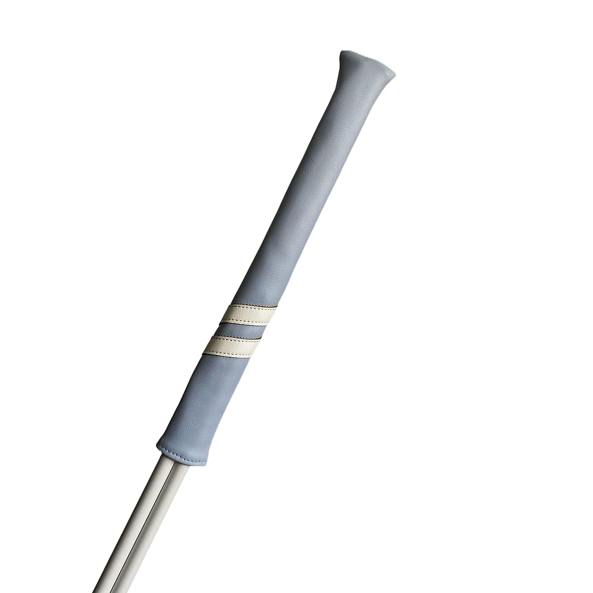 Classic Golf Alignment Stick Cover Headcover Holder 13in Hold at Least 2 Sticks - White, Light Blue, Black Soft Synthetic Leather Well Made