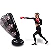 Inflatable Punching Bag for Kids and Adults 65" High Boxing Blow Up Training Bag with Stand，Bop Bag for Kickboxing Practice - Bounce Back Freestanding Punch Bag Gift Set (Target Pattern)