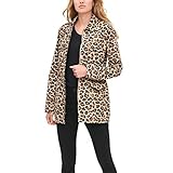 Levi's Women's Lightweight Parachute Cotton Military Jacket (Standard & Plus Sizes), Camel Leopard, X-Small