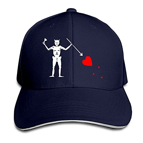 Pirate Flag Blackbeard Adjustable Baseball Caps Vintage Sandwich Cap Baseball Caps Denim Hats Cowboy