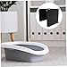 UPKOCH 3pcs Cat Litter Box Guards Adjustable Splash Shield Protects Walls from Mess DIY Assembly Durable Reusable for All Cat Litter Boxes Black Design