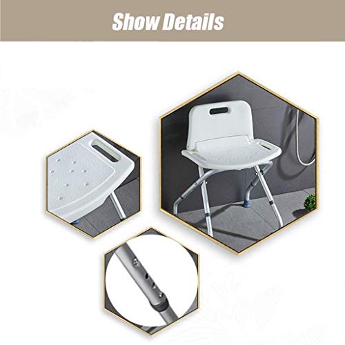 Tabouret de douche pliable robuste avec structure acier durable - 4
