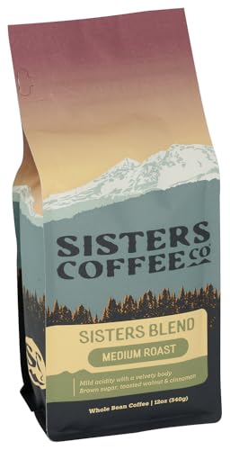 Sisters Coffee Company Sisters Blend - Café en Grano Tostado Medio 12oz miniatura 2
