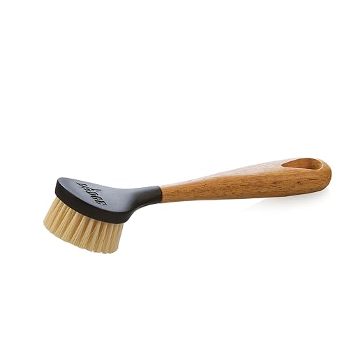 Lodge Care Scrub Brush, 10 Inch, Off White