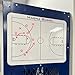 Trimyxs Magnetic Basketball Coaching Board, Magna Board, Magnetic Basketball Coaches Clipboard, Tactics Whiteboard