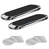 CASEIER Handyhalter Fürs Auto, Handyhalterung Auto Magnet, Multifunction Streifen KFZ Handyhalterung Auto, Universal Magnetische Handy Halterung für iPhone 12 11 Pro XS Max XS 8 7 Stand 2 STK