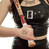 5 tatuajes temporales de Bad Girls Club con texto en negro