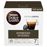 Coffee Capsule | Nescafé | Dolce Gusto Espresso Intenso 16 Stuks | Totalmente Peso 128 grammi