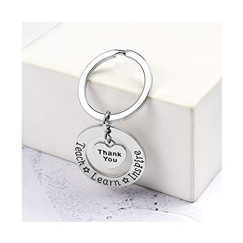 QISON Llavero Llavero '' Gracias '' Automóvil Colgante conciso Mochila Ornamento Monedero Monedero Colgante 3pcs / Set