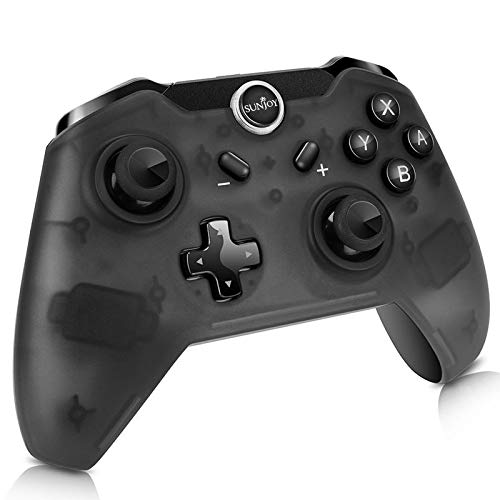 Sunjoyco Wireless Remote Controller Compatible with Switch, Wireless Pro Controller Gaming Gamepad Joypad Compatible with Switch Console, Gyro Axis Dual Shock (1-Pack Black) Sunjoyco Wireless Remote Controller Compatible with Switch, Wireless Pro Controller Gaming Gamepad Joypad Compatible with Switch Console, Gyro Axis Dual Shock (1-Pack Black)