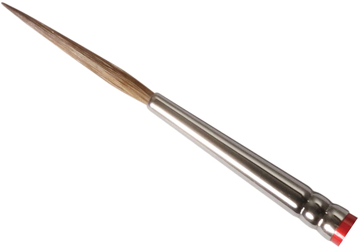 Daler Rowney Multicolor Daler-Rowney Georgian Oil Brush, Natural Sable Hair, Long Handle, Rigger, 2