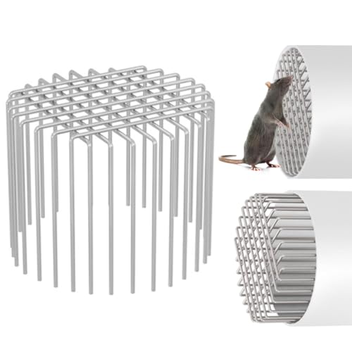 Image of HASTHIP Drain Cover Mesh - Flexible Universal Pipe Anti Rat Mesh for Washing Machine for 145-145mm Diameter Rust-Resistant Metal Wire Grid Drain Outlet Stopper with Anti-Stopper Design