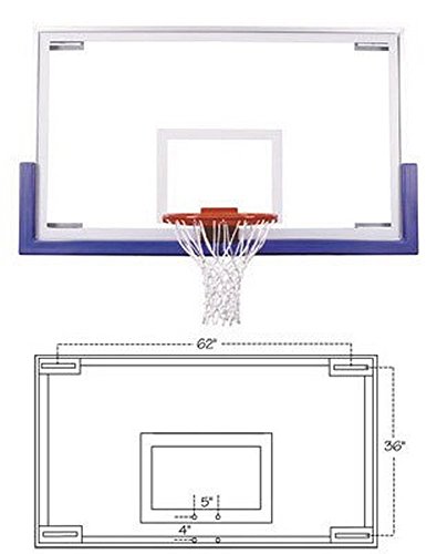 First Team FT72 Foam Rubber 72 in. Recreational TuffGuard Backboard Padding44; Forest Green