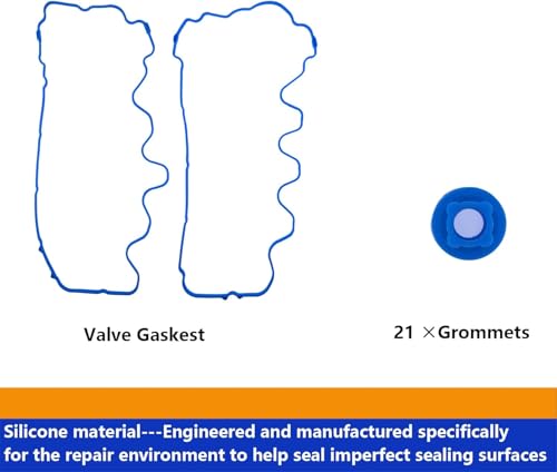 Image of Engine Valve Cover Gasket Set Replacement For Ford Lincoln 2004-2006 F-150 Expedition F-250 F-350 Super Duty Mustang Explorer Navigator 5.4L & 4.6L VS50664R