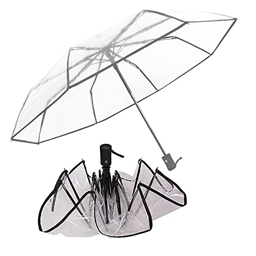 NILSTOREY Clear Bubble Umbrella - Automatic Open and Close