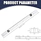2 Stück Gehrungsstange Schieber: Miter Bar Slider 300mm, Table Saw Miter Bar Aluminiumlegierung, Tischkreissäge Gehrungsschiene, Universal Gehrungsstange Tischkreissäge für T-Schiene, Bandsäge, DIY