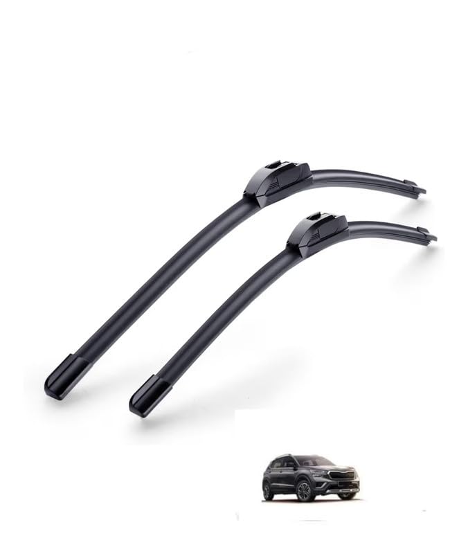 Image of AWB Frameless 24 inch18 inch All-Season OE Replacement Wiper Blades Compatible with Skoda Kushaq(Pack of 2)