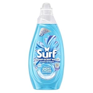 Surf Magnifi-Scent Wash Aqua Bliss Laundry Liquid For Short Cycles Fast and Fabulous Fragrance 1.485 L (55 Washes)