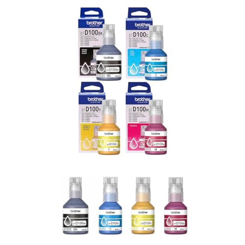 Kit de Tintas Brother Btd100 para Brother T230/T430W/T530DW - 4 CORES
