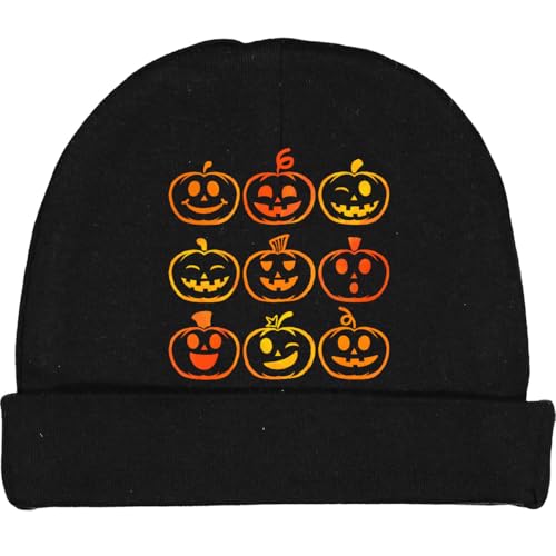 inktastic Halloween Pumpkins in Grid Baby Beanie Hat