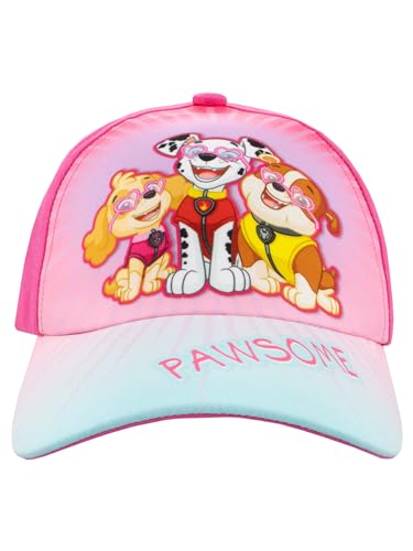 Paw Patrol Hat | Skye Girls Baseball Cap | Kids Summer Hat with Sun Visor | Pink One Size