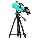 Sarblue-Maksutov-Cassegrain-Telescope-Mak60-Telescopes-for-Kids-Adults-750x60mm-Compact-Portable-for-Travel-Beginner-Astronomy-Telescope-with-Adjustable-Tripod-Finderscope-and-Phone-Adapter