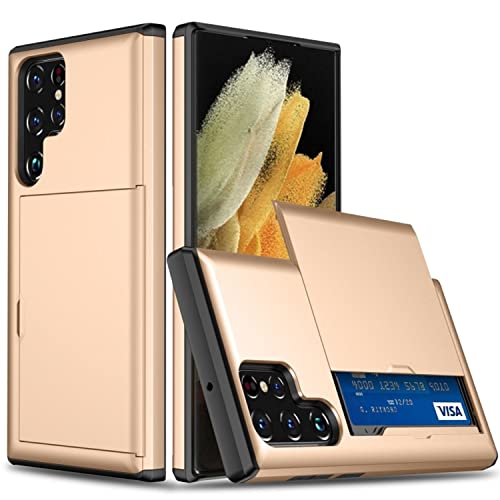 Coque Samsung S22 Ultra 5G antichoc évite bris écran dorée