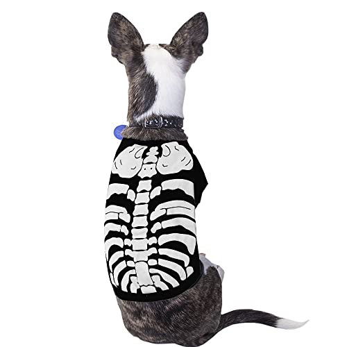 Disfraz de Esqueleto para Perros Talla M miniatura 6