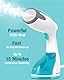 BEAUTURAL Dampfglätter mit Beheizte Keramik Bügelsohle 1200W 30s Schnellaufheizender Dampfbürste Abschaltautomatik Garment Steamer für Kleidung, Gardinen