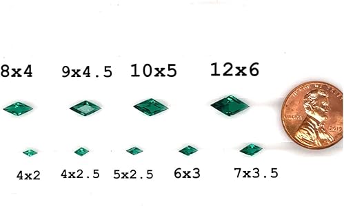 Amazon.com: 4x2 mm AAA Lozenge Shape Step Cut Lab Created Emerald Amazon.com: 4x2 mm AAA Lozenge Shape Step Cut Lab Created Emerald